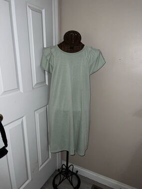 Como Vintage Mint Green Short Sleeve Dress